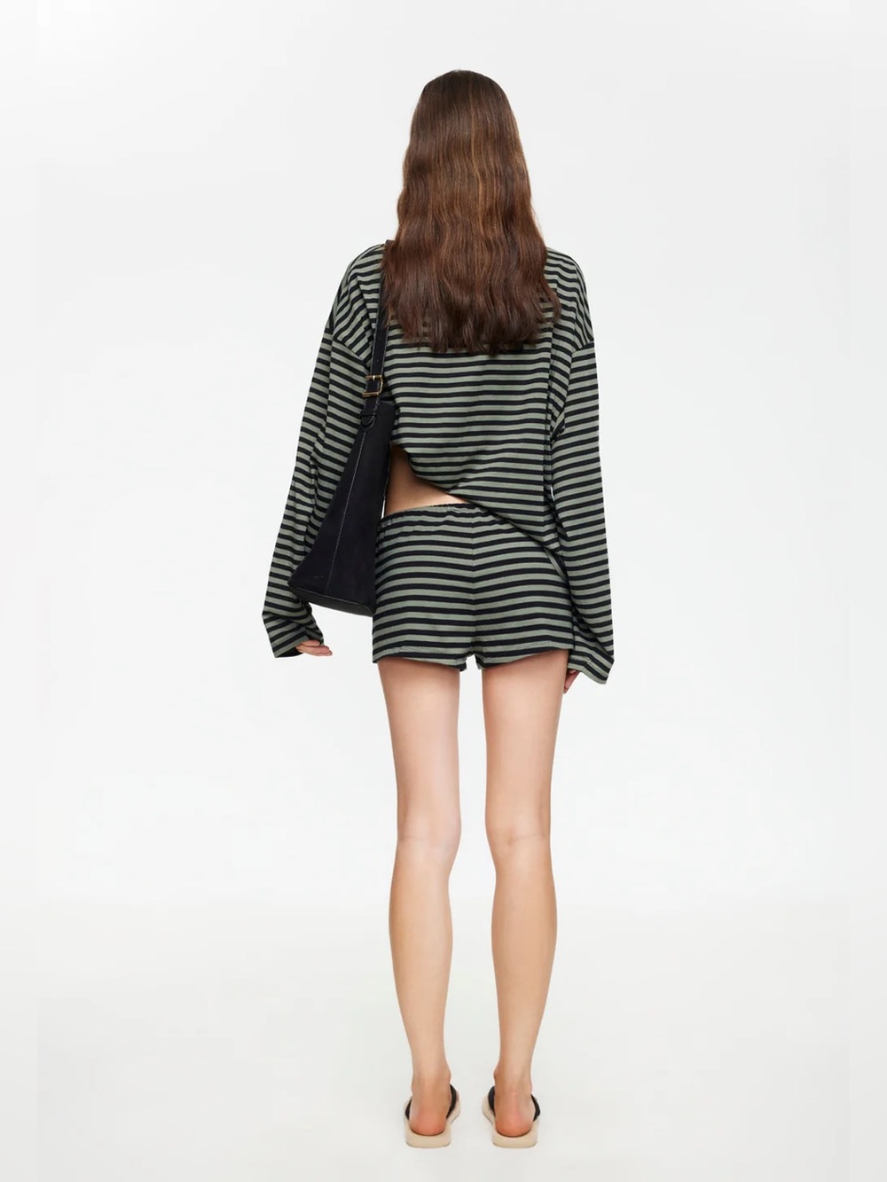 Lioness Bloom Long Sleeve | forest stripe A5 - Picture 3 of 6